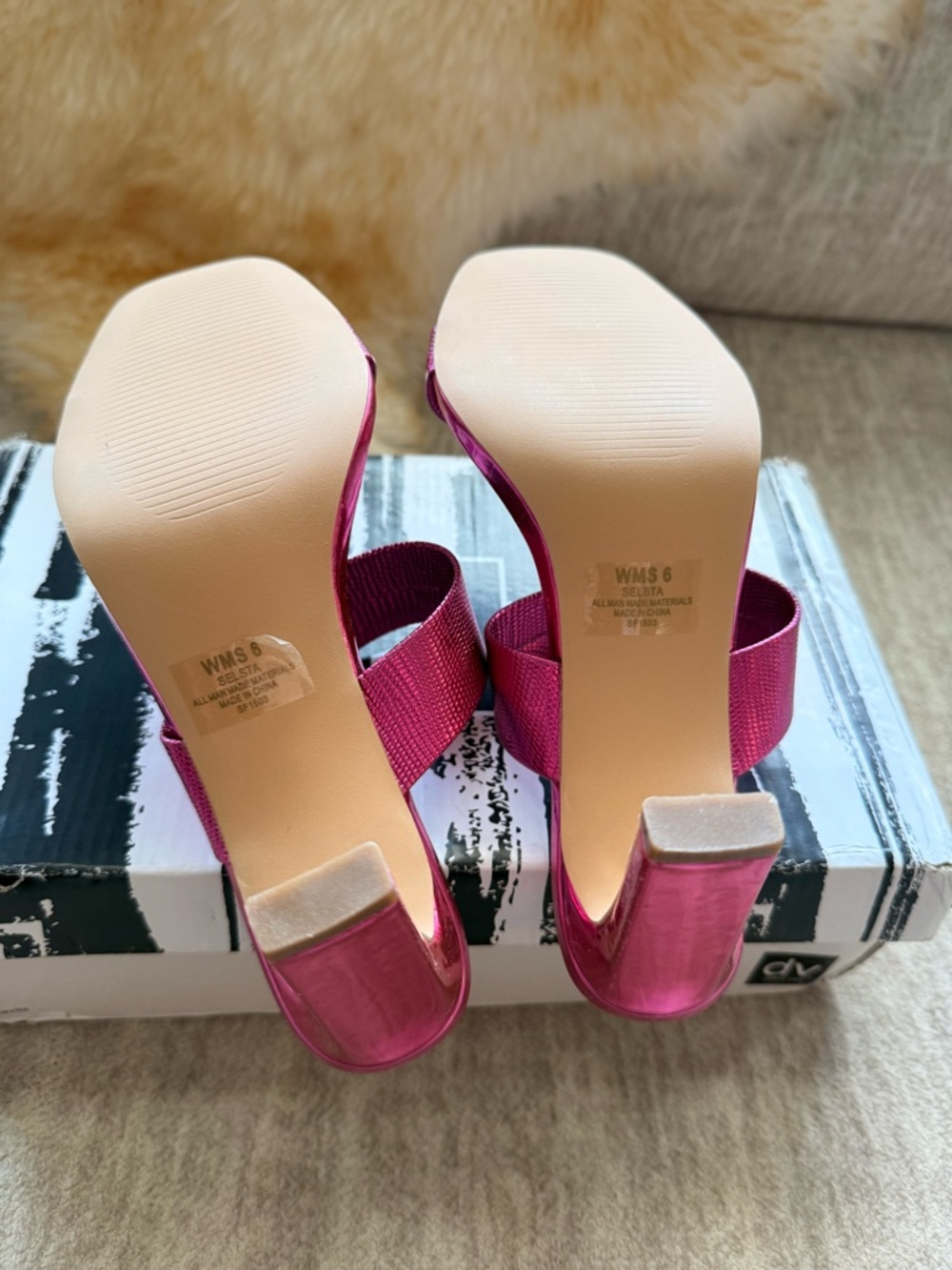 Dolce Vita selsta double strap heels - Picture 4 of 4